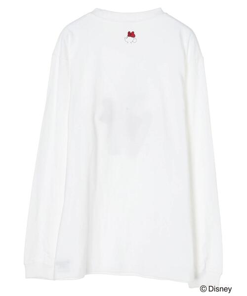 Green Parks(グリーンパークス)の「■minnie/ビッグリボンレディロンT(Tシャツ/カットソー・レディース・ホワイト・FREE)」の3枚目の写真