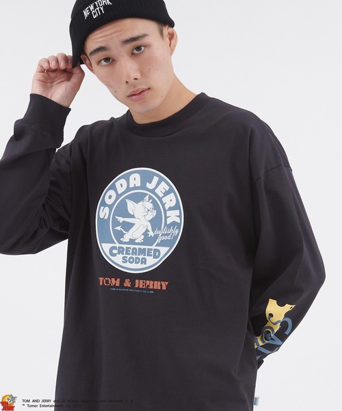 Tom&Jerry(トムアンドジェリー)の「【DISCUS ATHLETIC×TOM AND JERRY】ディスカスアスレチック×トムとジェリー ビッグシルエットカレッジデザイン長袖カットソー(Tシャツ/カットソー・メンズ・スミクロ/グレー/グリーン/ホワイト・M/L)」の17枚目の写真