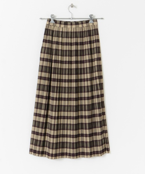 URBAN RESEARCH（アーバンリサーチ）の「チェックプリーツスカート（スカート・レディース・イエロー/パープル/ブルー/ベージュ・36/38）」の8枚目の写真