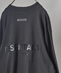 FOG ESSENTIALS | 【FOG ESSENTIALS/エフオージーエッセンシャルズ】LSTEEBLKLOGO/ブラックロゴロングスリーブTee/ロンT/ワンポイント(Tシャツ/カットソー)