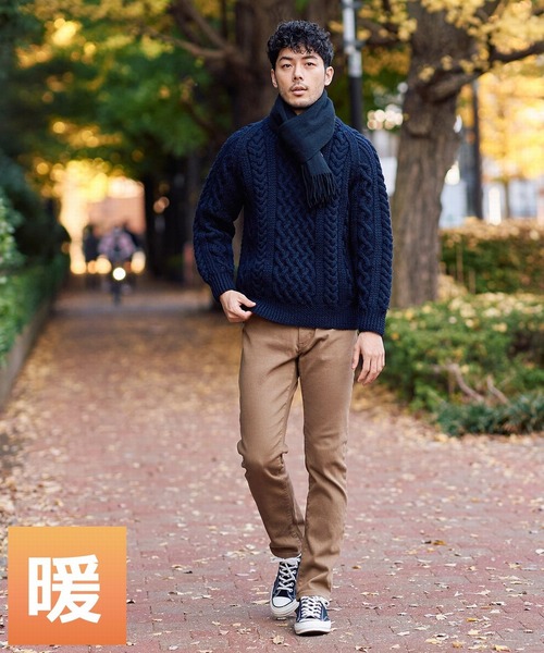 EDWIN(エドウィン)の「EDWIN エドウィン 裏起毛ジャージーズ レギュラーストレートパンツ WILD FIRE モーションフィットストレッチデニム【暖】(デニムパンツ・メンズ・ブラック/ダークインディゴブルー/ワンウォッシュ/ベージュ/ブラック系その他/オリーブ/ブルー系その他/ブラウン/インディゴブルー・SMALL/MEDIUM/LARGE/X-LARGE)」の6枚目の写真