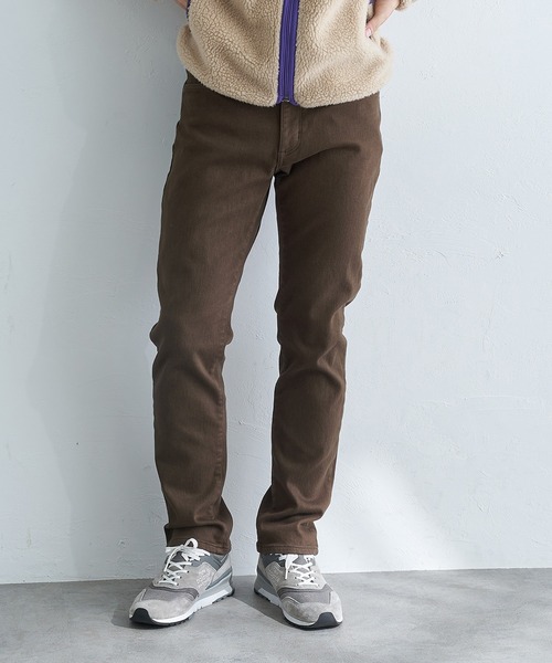 EDWIN(エドウィン)の「EDWIN エドウィン 裏起毛ジャージーズ レギュラーストレートパンツ WILD FIRE モーションフィットストレッチデニム【暖】(デニムパンツ・メンズ・ブラック/ダークインディゴブルー/ワンウォッシュ/ベージュ/ブラック系その他/オリーブ/ブルー系その他/ブラウン/インディゴブルー・SMALL/MEDIUM/LARGE/X-LARGE)」の22枚目の写真