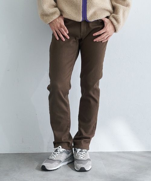EDWIN(エドウィン)の「EDWIN エドウィン 裏起毛ジャージーズ レギュラーストレートパンツ WILD FIRE モーションフィットストレッチデニム【暖】(デニムパンツ・メンズ・ブラック/ダークインディゴブルー/ワンウォッシュ/ベージュ/ブラック系その他/オリーブ/ブルー系その他/ブラウン/インディゴブルー・SMALL/MEDIUM/LARGE/X-LARGE)」の15枚目の写真