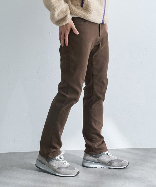 EDWIN(エドウィン)の「EDWIN エドウィン 裏起毛ジャージーズ レギュラーストレートパンツ WILD FIRE モーションフィットストレッチデニム【暖】(デニムパンツ・メンズ・ブラック/ダークインディゴブルー/ワンウォッシュ/ベージュ/ブラック系その他/オリーブ/ブルー系その他/ブラウン/インディゴブルー・SMALL/MEDIUM/LARGE/X-LARGE)」の17枚目の写真