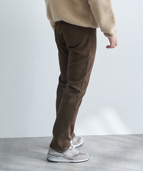 EDWIN(エドウィン)の「EDWIN エドウィン 裏起毛ジャージーズ レギュラーストレートパンツ WILD FIRE モーションフィットストレッチデニム【暖】(デニムパンツ・メンズ・ブラック/ダークインディゴブルー/ワンウォッシュ/ベージュ/ブラック系その他/オリーブ/ブルー系その他/ブラウン/インディゴブルー・SMALL/MEDIUM/LARGE/X-LARGE)」の18枚目の写真