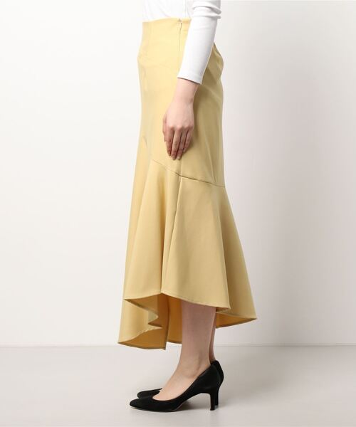 Luxe(リュクス)の「ランダム切替アシメマーメイドスカート(スカート・レディース・イエロー/ベージュ/ターコイズブルー/ブラック・38)」の11枚目の写真