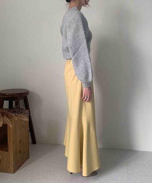 Luxe(リュクス)の「ランダム切替アシメマーメイドスカート(スカート・レディース・イエロー/ベージュ/ターコイズブルー/ブラック・38)」の20枚目の写真