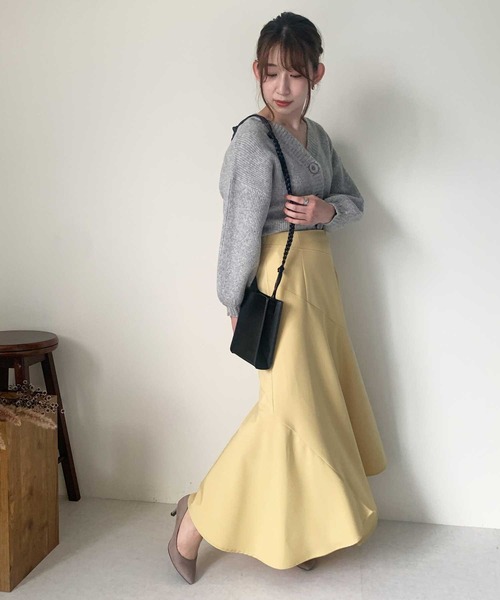 Luxe(リュクス)の「ランダム切替アシメマーメイドスカート(スカート・レディース・イエロー/ベージュ/ターコイズブルー/ブラック・38)」の17枚目の写真