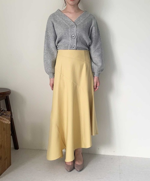 Luxe(リュクス)の「ランダム切替アシメマーメイドスカート(スカート・レディース・イエロー/ベージュ/ターコイズブルー/ブラック・38)」の21枚目の写真