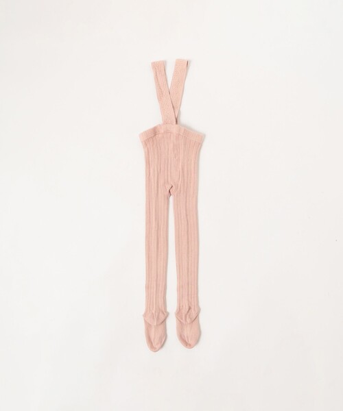 こども ビームス（コドモビームス）の「CONDOR / サスペンダー リブ タイツ（6ヶ月～4才)（タイツ/ストッキング・キッズ・ネイビー/ナチュラル/ホワイト系その他3/グリーン系その他5/レッド系その他2/レッド系その他7/オレンジ系その他4・0(6-12m)/2(1-2y)/4(3-4y)）」の13枚目の写真