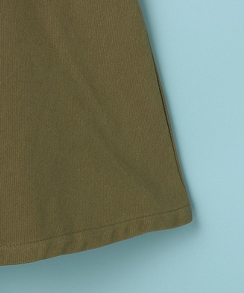 Lindsay（リンジィ）の「大人っぽフレアーミディ丈ジャンパースカート（ジャンパースカート・キッズ・カーキ/ブラック・L/M/S）」の6枚目の写真