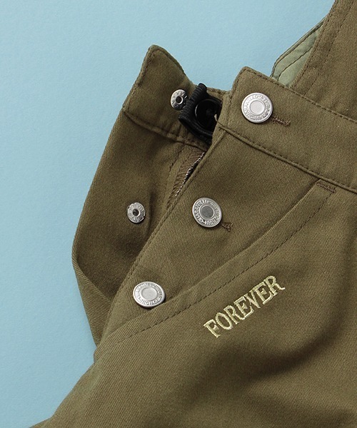 Lindsay（リンジィ）の「大人っぽフレアーミディ丈ジャンパースカート（ジャンパースカート・キッズ・カーキ/ブラック・L/M/S）」の9枚目の写真