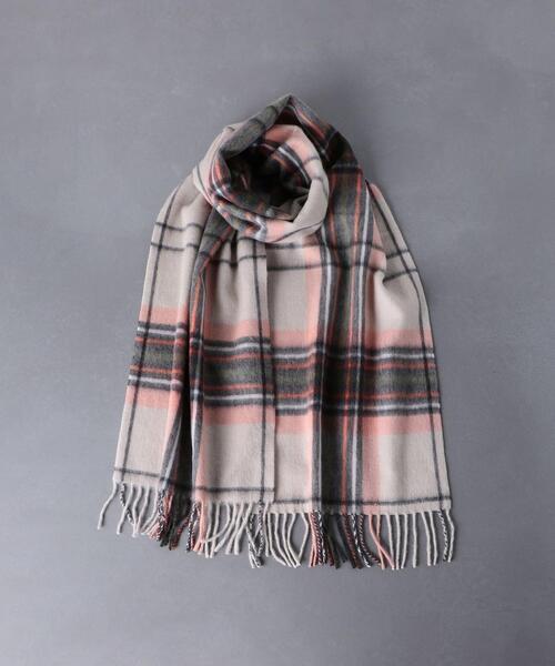 BEGG & CO チェック柄ウールストール 64450001145_C_2.jpg