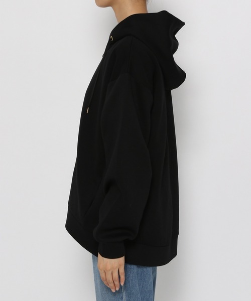 GLOBAL WORK（グローバルワーク）の「サマ見えエアリーZIPパーカー/215569（パーカー・レディース・アイボリー/ブラック/キャメル・MEDIUM/LARGE）」の8枚目の写真