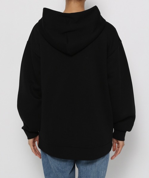 GLOBAL WORK（グローバルワーク）の「サマ見えエアリーZIPパーカー/215569（パーカー・レディース・アイボリー/ブラック/キャメル・MEDIUM/LARGE）」の9枚目の写真