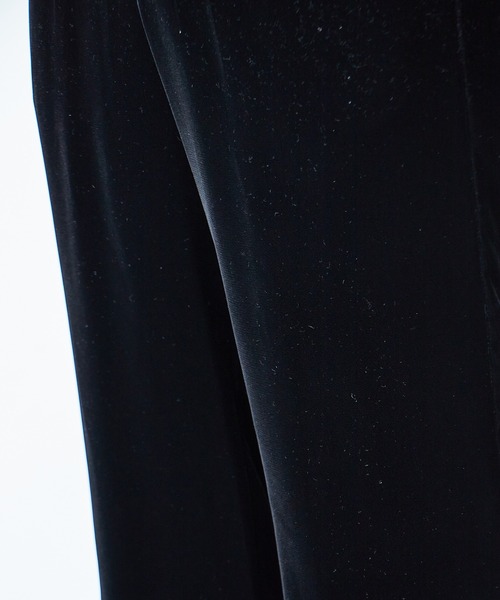 Lui's（ルイス）の「高級ベルベットワイドフレアパンツ（その他パンツ・メンズ・ブラック/ボルドー・SMALL/MEDIUM）」の11枚目の写真