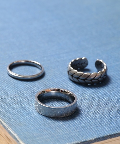 SPINNS(スピンズ)の「【セットアイテム】3SET リング(リング・メンズ・A/B/C/D・16)」の2枚目の写真
