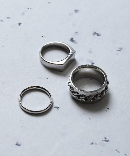 SPINNS(スピンズ)の「【セットアイテム】3SET リング(リング・メンズ・A/B/C/D・16)」の4枚目の写真