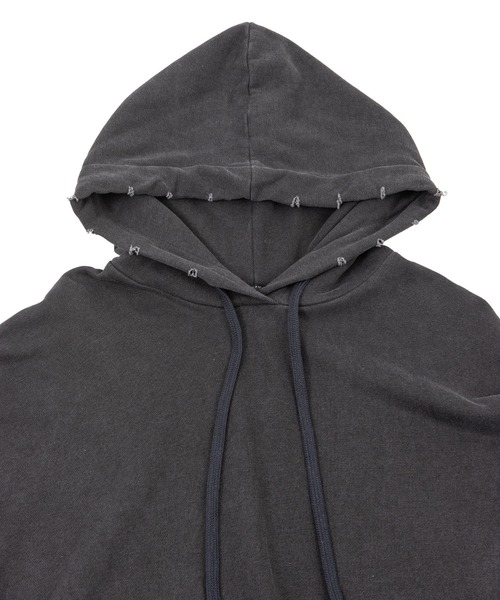 PUNYUS（プニュズ）の「ピグメントパーカー（パーカー・レディース・ブルー/グリーン/スミクロ/パープル/オレンジ・3/4）」の11枚目の写真