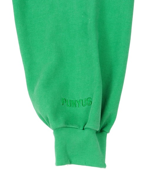 PUNYUS（プニュズ）の「ピグメントパーカー（パーカー・レディース・ブルー/グリーン/スミクロ/パープル/オレンジ・3/4）」の12枚目の写真