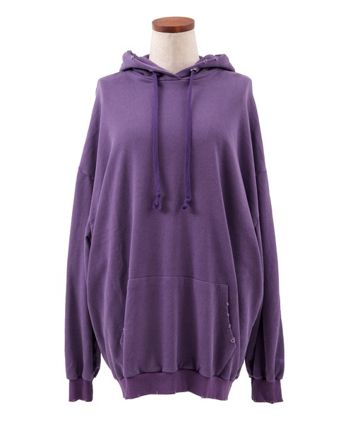 PUNYUS（プニュズ）の「ピグメントパーカー（パーカー・レディース・ブルー/グリーン/スミクロ/パープル/オレンジ・3/4）」の14枚目の写真