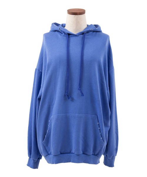 PUNYUS（プニュズ）の「ピグメントパーカー（パーカー・レディース・ブルー/グリーン/スミクロ/パープル/オレンジ・3/4）」の18枚目の写真