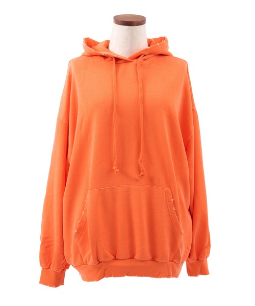 PUNYUS（プニュズ）の「ピグメントパーカー（パーカー・レディース・ブルー/グリーン/スミクロ/パープル/オレンジ・3/4）」の20枚目の写真