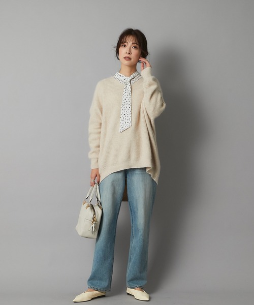 RIVE DROITE(リヴドロワ) デニムボウタイシャツ RIVE DROITE