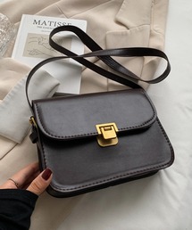 STYLEBLOCK | シンプルPUレザーミニショルダーバッグ(ショルダーバッグ)