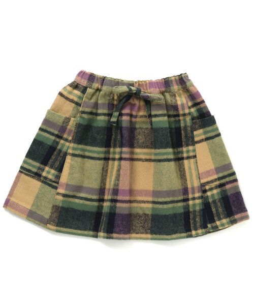 BREEZE（ブリーズ）の「先染めチェックスカート（スカート・キッズ・マスタード/カーキ・140/100/120）」の17枚目の写真