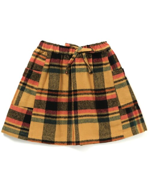 BREEZE（ブリーズ）の「先染めチェックスカート（スカート・キッズ・マスタード/カーキ・140/100/120）」の12枚目の写真