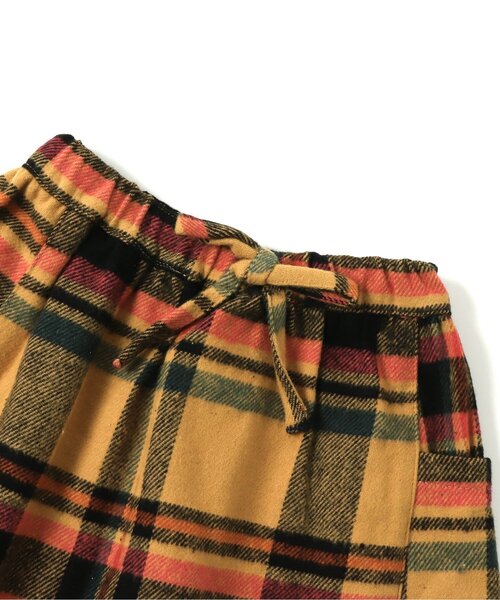 BREEZE（ブリーズ）の「先染めチェックスカート（スカート・キッズ・マスタード/カーキ・140/100/120）」の8枚目の写真