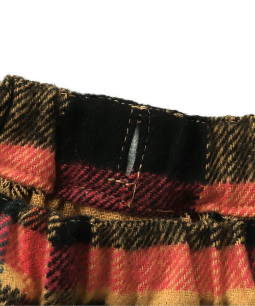 BREEZE（ブリーズ）の「先染めチェックスカート（スカート・キッズ・マスタード/カーキ・140/100/120）」の4枚目の写真