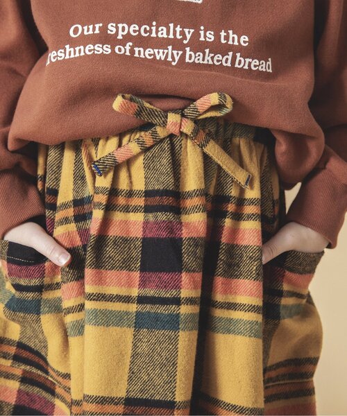 BREEZE（ブリーズ）の「先染めチェックスカート（スカート・キッズ・マスタード/カーキ・140/100/120）」の18枚目の写真