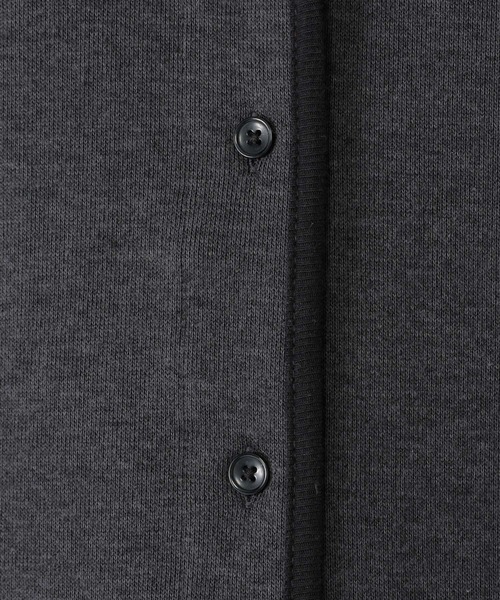 studio CLIP（スタディオクリップ）の「ダブルフェイスノーカラーコートワンピース（ノーカラーコート・レディース・アイボリー/チャコール/ブラウン・MEDIUM/LARGE）」の9枚目の写真