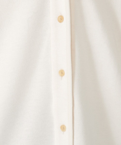 studio CLIP（スタディオクリップ）の「ダブルフェイスノーカラーコートワンピース（ノーカラーコート・レディース・アイボリー/チャコール/ブラウン・MEDIUM/LARGE）」の7枚目の写真