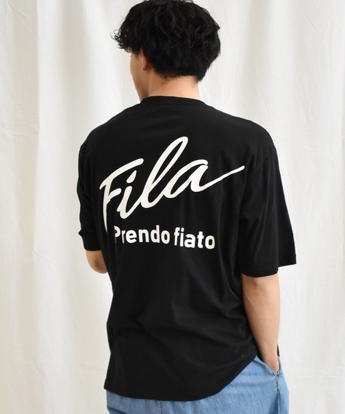 fila フィラ ルーズフィットデザインt fila フィラ ルーズフィットデザインt