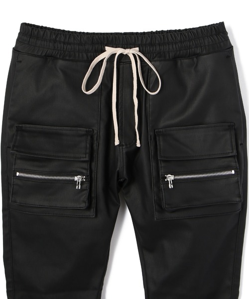 DANKE SCHON（ダンケシェーン）の「DankeSchon/ダンケシェーン/コーティングカーゴパンツ（カーゴパンツ・メンズ・ブラック・SMALL/MEDIUM/X-LARGE/LARGE）」の8枚目の写真