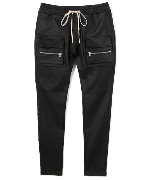 DANKE SCHON（ダンケシェーン）の「DankeSchon/ダンケシェーン/コーティングカーゴパンツ（カーゴパンツ・メンズ・ブラック・SMALL/MEDIUM/X-LARGE/LARGE）」の9枚目の写真