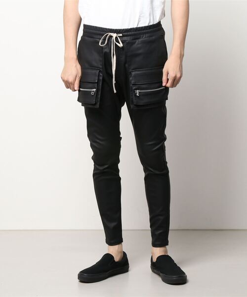 DANKE SCHON（ダンケシェーン）の「DankeSchon/ダンケシェーン/コーティングカーゴパンツ（カーゴパンツ・メンズ・ブラック・SMALL/MEDIUM/X-LARGE/LARGE）」の20枚目の写真