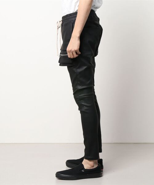 DANKE SCHON（ダンケシェーン）の「DankeSchon/ダンケシェーン/コーティングカーゴパンツ（カーゴパンツ・メンズ・ブラック・SMALL/MEDIUM/X-LARGE/LARGE）」の21枚目の写真