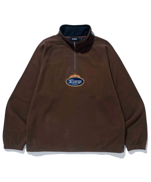 XLARGE（エクストララージ）の「CROWN HALF ZIP SWEAT（スウェット・メンズ・ブラック/ブラウン/アッシュ・S/M/L/XL）」の19枚目の写真