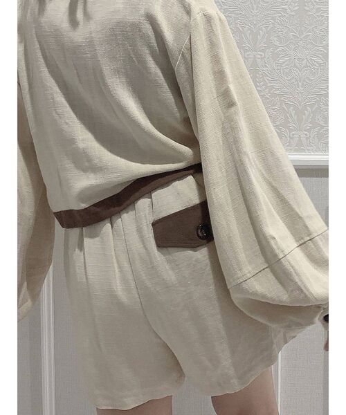 dazzlin(ダズリン)の「フレアシンプルショートパンツ(その他パンツ・レディース・ベージュ/ブラウン/その他1・FREE)」の10枚目の写真