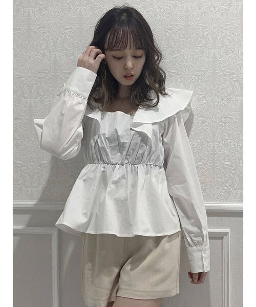 dazzlin(ダズリン)の「フレアシンプルショートパンツ(その他パンツ・レディース・ベージュ/ブラウン/その他1・FREE)」の8枚目の写真