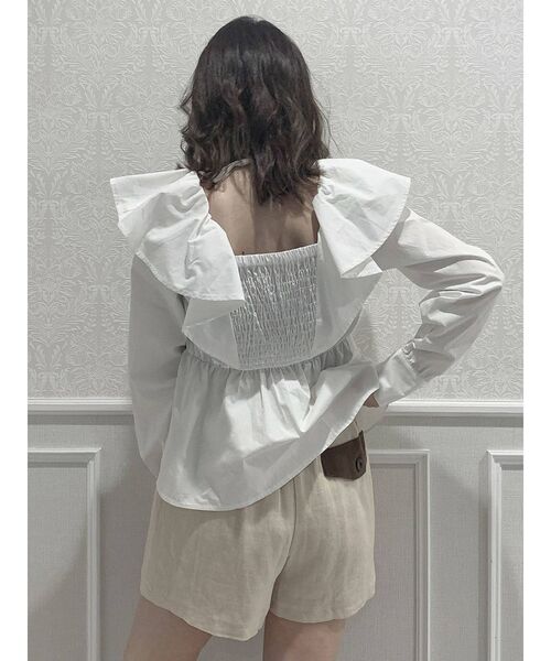 dazzlin(ダズリン)の「フレアシンプルショートパンツ(その他パンツ・レディース・ベージュ/ブラウン/その他1・FREE)」の7枚目の写真