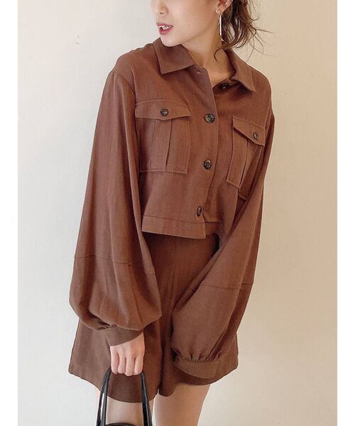 dazzlin(ダズリン)の「フレアシンプルショートパンツ(その他パンツ・レディース・ベージュ/ブラウン/その他1・FREE)」の22枚目の写真