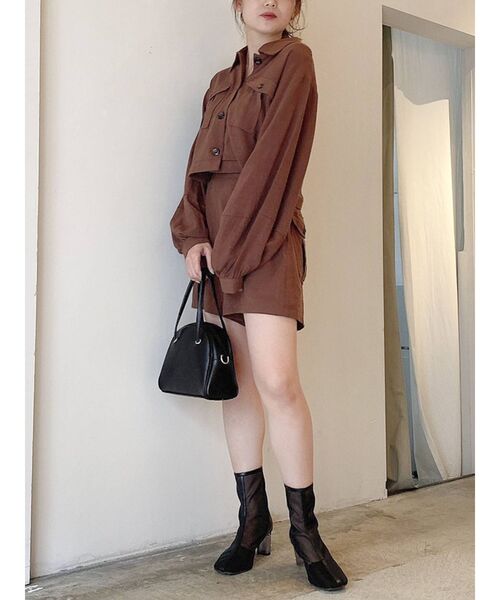 dazzlin(ダズリン)の「フレアシンプルショートパンツ(その他パンツ・レディース・ベージュ/ブラウン/その他1・FREE)」の15枚目の写真