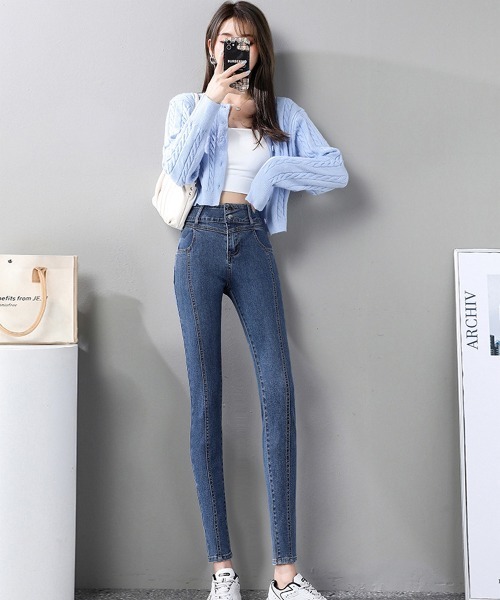 2wayハイウエストリラックスデニムパンツ 2wayハイウエストリラックスデニムパンツ｜JENNE(ジェンヌ)公式