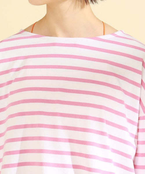 RayBEAMS/ボーダーロングスリーブビッグTシャツ