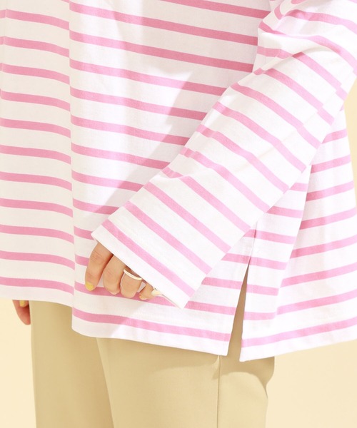 RayBEAMS/ボーダーロングスリーブビッグTシャツ